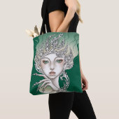 Groene boompje tote bag (Dichtbij)