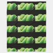groene boompython fleece deken (Voorkant)
