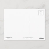 Groene boomsilhouet briefkaart (Achterkant)