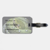 Groene boomslang emerald boa in Bolivia Bagagelabel (Achterkant horizontaal)