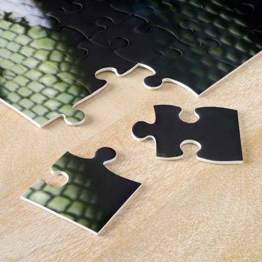 Groene boomslang emerald boa in Bolivia Legpuzzel (Zijkant)