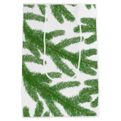 Groene boomtakken medium cadeauzakje (Achterkant)