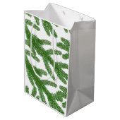 Groene boomtakken medium cadeauzakje (Achterkant Gekanteld)