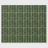Groene Boon, Groente Cadeaupapier (Vlak)