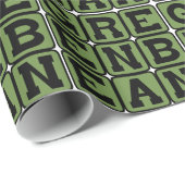 Groene Boon, Groente Cadeaupapier (Rol Hoek)