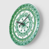   groene bord grote klok (Hoek)