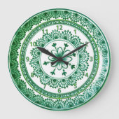   groene bord grote klok (Voorkant)