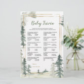 Groene Bos Avontuur Baby Trivia Spel (Staand voorkant)