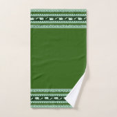 Groene bos badhanddoekenset bad handdoek (Handdoek)
