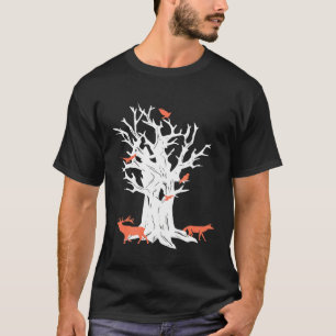 Groene Bos Boom Natuur Wilde Dieren Bomenverzorger T-shirt