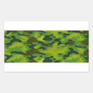 Groene Bos Camo Sticker Ammo Kan Opbergbak