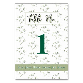 Groene bos-thema All-in-One trouwuitnodiging Kaart