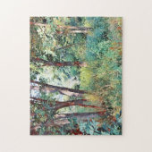 Groene Bosbossen Hiking Puzzle Legpuzzel (Verticaal)