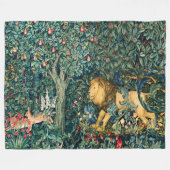 GROENE, BOSBOUWDIEREN, LEVENS EN HARENFlorenz Fleece Deken (Voorkant (Horizontaal))