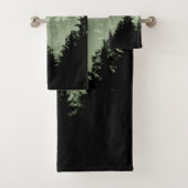 Groene bosdroom #1 #decor #art bad handdoek (Insitu)