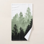 Groene bosdroom #1 #decor #art bad handdoek (Handdoek)