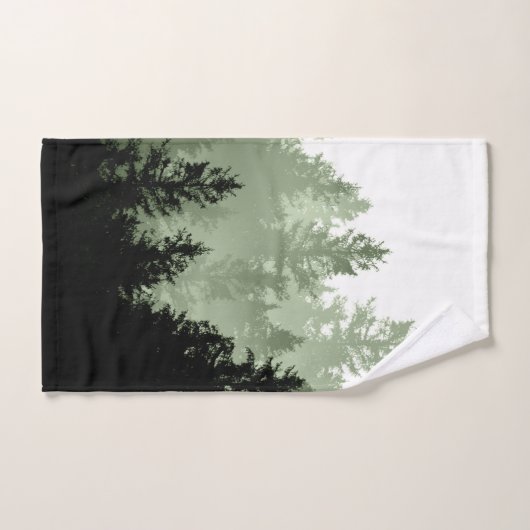 Groene bosdroom #1 #decor #art bad handdoek (Handdoek)