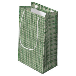 Groene bosplaid klein cadeauzakje