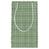 Groene bosplaid klein cadeauzakje (Voorkant)