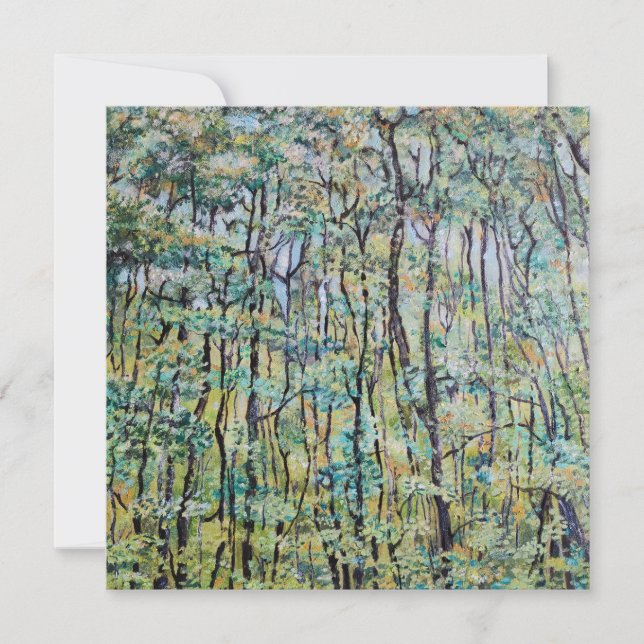 Groene bosschildering (Voorkant)