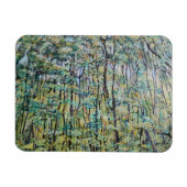 Groene bosschildering magneet (Horizontaal)