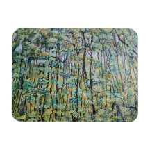 Groene bosschildering