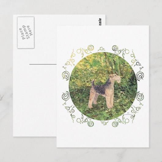 Groene Bossen Briefkaart (Voorkant / Achterkant)