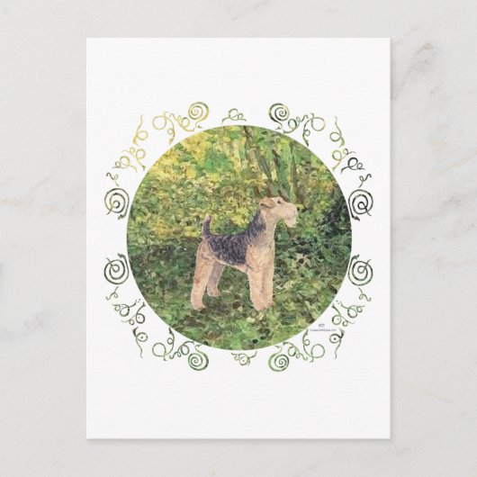 Groene Bossen Briefkaart (Voorkant)