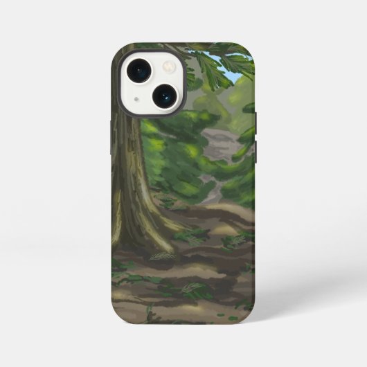 Groene Bossen iPhone Hoesje (Achterkant)