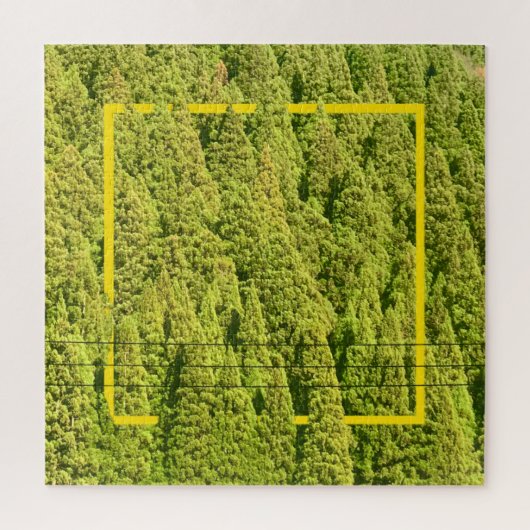 Groene bossen legpuzzel (Verticaal)