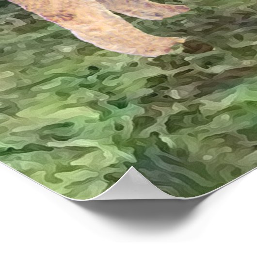 Groene Bossen Poster (Hoek)