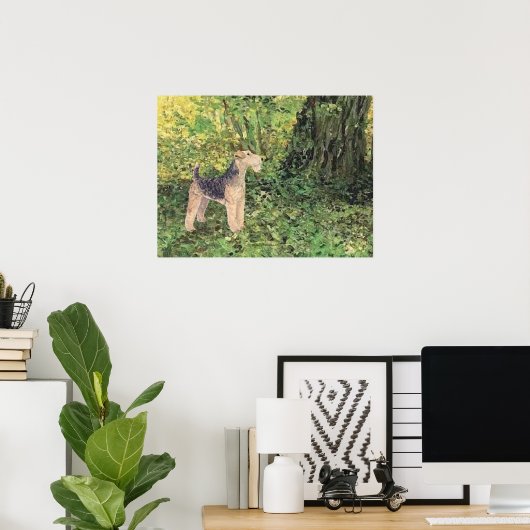 Groene Bossen Poster (Thuiskantoor)