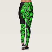 Groene bossen van bomen leggings (Achterkant)