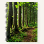 Groene boswandeling landschappelijk notitieboek (Voorkant)