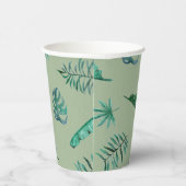 Groene Botanische Baby Shower Bekers (Rechts)