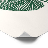 Groene botanische bananenblad Plant liefhebbers Bo Poster (Hoek)