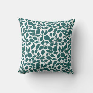 Groene botanische bladprint Evergreen huisdecorati Kussen