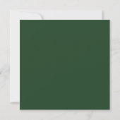 Groene Botanische Kerstkaart (Achterkant)