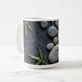 Groene botanische kunst mok (Voorkant links)