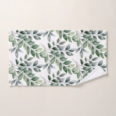Groene Botanische Natuur Handdoekenset Bad Handdoek (Handdoek)