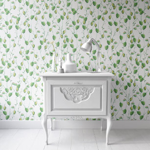 Groene Botanische Patroon Wallpaper Peel & Stick Behang