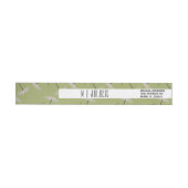Groene Botanische Pixie Bloemstuk Bruiloft Logo (Individueel)