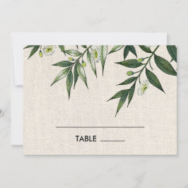 Groene botanische uithuwtafel kaart