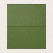 Groene botanische Waterverf Greenery Place Cards Kaart (Binnenkant ongevouwen)