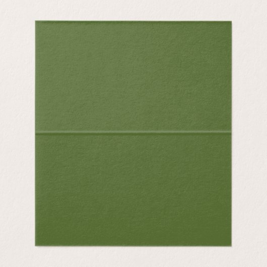 Groene botanische Waterverf Greenery Place Cards Kaart (Binnenkant ongevouwen)