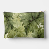 Groene botanische waterverfbladeren etui (Achterkant)