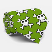 Groene Botten Stropdas (Opgerold)