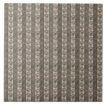 Groene Bourgogne Streep Bloemen Engeland