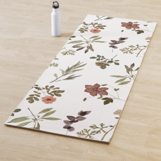 Groene Bourgondië Wilde Bloem Yogamat