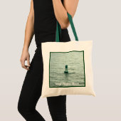 Groene boy Channel Marker op maat Tote Bag (Voorkant (product))